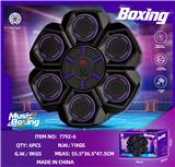 OBL10372408 - 蓝牙音乐钻石款拳击机6键成品黑色+布手套