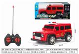 OBL10372785 - 1:18四通遥控警车 路虎卫士 不带电