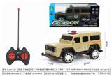 OBL10372787 - 1:18四通遥控军警车 路虎卫士 不带电