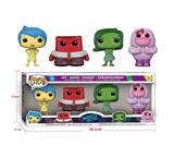 OBL10373723 - 头脑特工队公仔4只盒装（搪胶头，PVC身体）