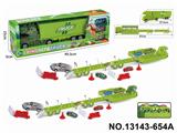 OBL10374456 - 恐龙货柜车停车场景（配3只金属回力车+15个路标路障+1张DIY贴纸）