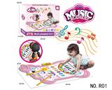 OBL10374513 - 儿童脑力开发益智玩具独角兽音乐毯电子琴用3粒5号电池不包