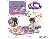 OBL10374515 - 儿童脑力开发益智玩具城堡公主音乐毯电子琴用3粒5号电池不包