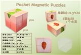 OBL10376761 - 水蜜桃方块 单颗粒2.5CM磁力块拼图过家家(UV打印)8PCS