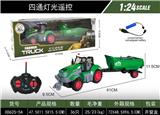 OBL10376968 - 1：24四通灯光遥控农夫系列之自卸斗车