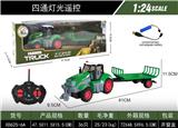 OBL10376969 - 1：24四通灯光遥控农夫系列之运输车