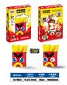 OBL10377698 - 益智美食积木2变Q萌回力怪兽薯条（88PCS）    4款混装