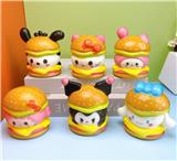 OBL10378349 - 多款网袋混装三丽鸥汉堡慢回弹