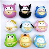 OBL10378384 - 多款网袋混装招财三丽鸥慢回弹