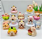 OBL10378462 - 多款网袋混装米色吃货卡皮巴拉慢回弹