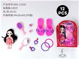 OBL10378978 - 背包化妆品+6寸芭比(12)PCS