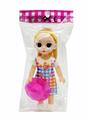 OBL10380172 - 6寸叶罗丽芭比娃娃女孩娃娃金发马尾女童公仔空心娃娃