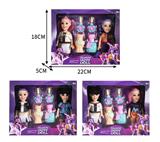OBL10380219 - 6寸双人实身3D眼K-POP猎魔女团娃娃带配件