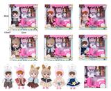 OBL10381482 - 7寸全身搪胶3D眼时尚萌娃娃带配件