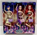 OBL10381655 - 11寸实身K-POP猎魔女团娃娃带配件