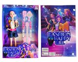 OBL10381669 - 11寸实身K-POP猎魔女团娃娃带配件