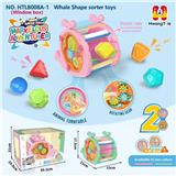 OBL10381879 - 鲸鱼塞塞乐标配款+2面板
（带1块动物转盘面板+1块牙轮转盘面板）
（功能面板采用UV印）