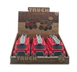 OBL10383090 - 麦秆卡通消防车 6只/盒