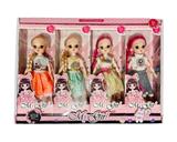 OBL10383543 - 12寸实身11关节叶罗丽长辩4色混装 1展示盒4小盒装 价钱是一小盒价钱