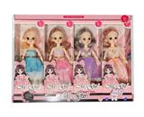 OBL10383544 - 12寸实身11关节叶罗丽跳舞裙4色混装 1展示盒4小盒装 价钱是一小盒价钱