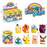 OBL10384481 -  实心PVC搞怪小精灵手办摆件盲盒随机混装