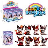 OBL10384488 - 实心PVC扑克王国库洛米手办摆件盲盒随机混装