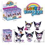 OBL10384489 - 实心PVC爱心糖果库洛米手办摆件盲盒随机混装