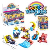 OBL10384494 - 实心PVC大号睡梦猫和老鼠手办摆件盲盒随机混装