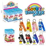 OBL10384498 - 迪士尼动漫公仔滴胶钥匙扣盲盒随机混装