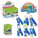 OBL10384500 - 史迪仔动漫公仔滴胶钥匙扣盲盒随机混装