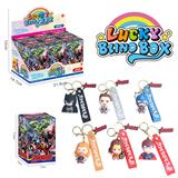 OBL10384506 - 复仇者动漫公仔滴胶钥匙扣盲盒随机混装