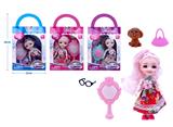OBL10385165 - 新款6寸12关节叶罗丽娃娃带梳子、镜子、手提包、宠物狗配件
