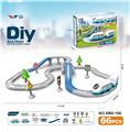OBL10385593 - DIY拼装电动轨道列车/66PCS