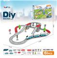 OBL10385595 - DIY拼装电动轨道列车/61PCS
