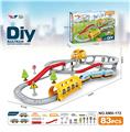 OBL10385599 - DIY拼装电动轨道列车/83PCS