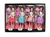 OBL10387935 - 11关节实身芭比娃娃 11寸芭比时尚芭比套装芭比公主娃娃芭比饰品 1展示盒4小盒