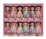 OBL10388372 - 6寸实身关节手时尚女孩 萌娃 12PCS