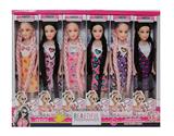 OBL10388401 - 11寸空身双辫芭比（12PCS整盒价格）儿童仿真时尚洋娃娃