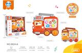 OBL10388770 - 婴童早教益智卡通消防车电子琴二色混装