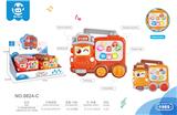 OBL10388772 - 8只装婴童早教益智卡通消防车电子琴二色混装