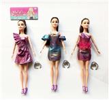 OBL10390597 - 11.5寸实身关节时尚娃娃/3款混装