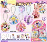 OBL10390700 - DIY咕卡奶油胶猎魔女公主拉布布手链花环套装