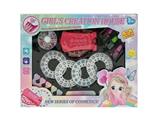 OBL10391271 - 跨境儿童彩妆儿童化妆品饰品美甲梳扮女孩玩具过家家新款DIY饰品化妆品套装