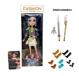 OBL10391396 - K-POP彩虹猎魔系列 1比1  12寸12关节实身真玻璃眼珠惊喜猎魔女团娃娃带耳环带一条猎魔三交叉带金貂卡片一张