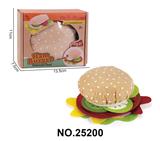 OBL10392701 - 毛毡食物汉堡游戏食品套装（10块）