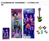 OBL10392744 - K-POP 猎魔女团真人版11.5寸12关节实身鲁米佐依米拉儿唱歌芭比带魔术棒，镀金手提包金貂卡片一张