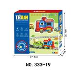 OBL10392824 - 恐龙轨道车(无喷雾8弯轨+1工程车三款混）