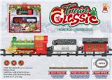 OBL10392959 - 古典蒸汽电动轨道火车
(圣诞款）
