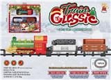 OBL10392961 - 古典蒸汽电动轨道火车
(圣诞款）