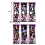 OBL10393102 - 11寸实身3D眼K-POP猎魔女团娃娃带配件 6款混